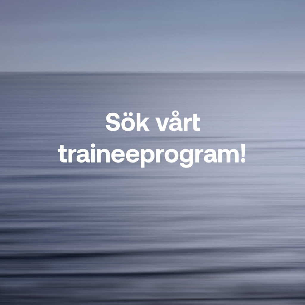 Sök vårt traineeprogram!